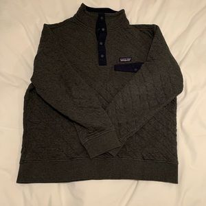 Patagonia quilted pullover sweater